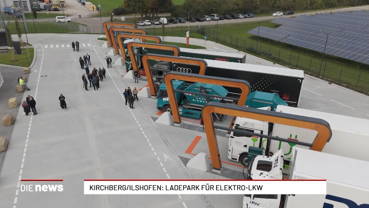 Ladepark für Elektro-LKW