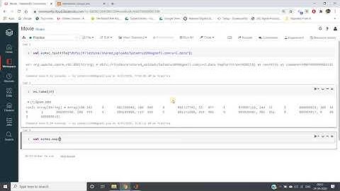 Movie ratings frequency analysis from MovieLens using Databricks