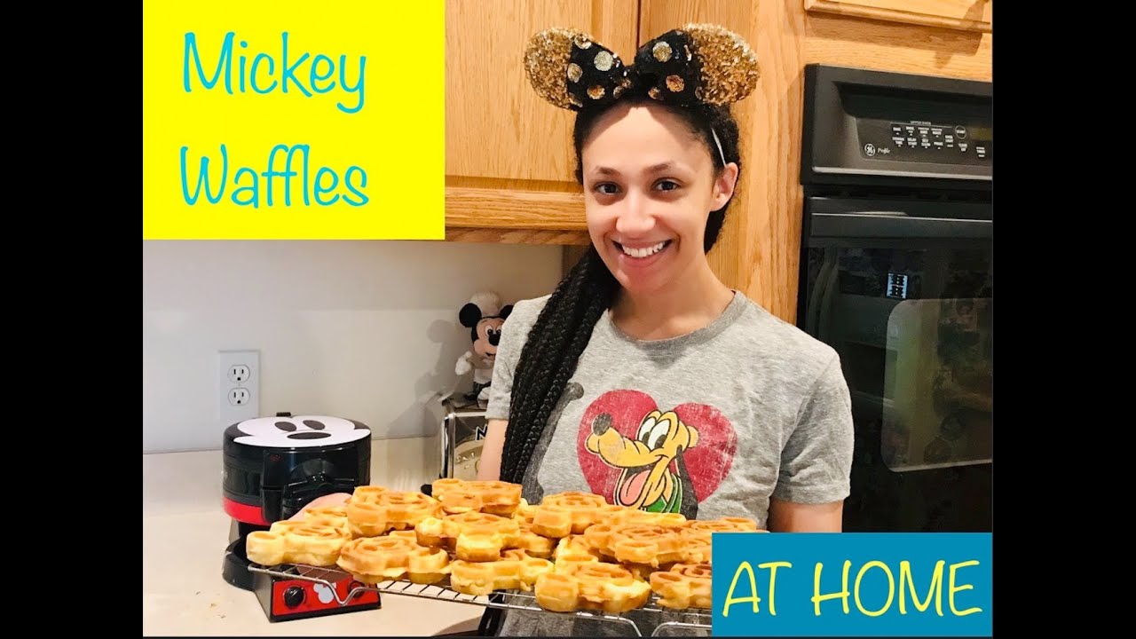 Best Authentic Mickey Mouse Waffle Recipe and Waffle Maker!