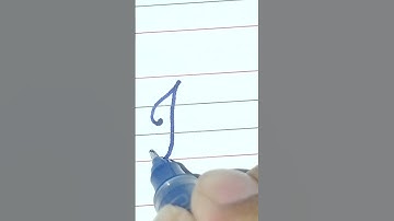 Job in cursive writing #cursivewriting #handwriting #calligraphy #shorts