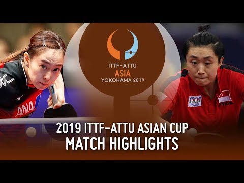 Kasumi Ishikawa vs Feng Tianwei | 2019 ITTF-ATTU Asian Cup (Pos 3-4)