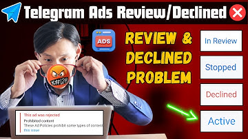 How to Fix Review/Declined Problem in Telegram Ads | Active Telegram Campaign | Telegram Ads Results