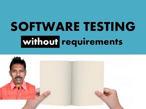 Software Testing  without Requirements