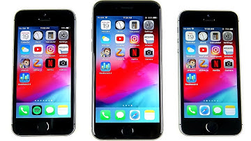 iPhone 5S vs iPhone 6 vs iPhone SE iOS 12 Speed Test!