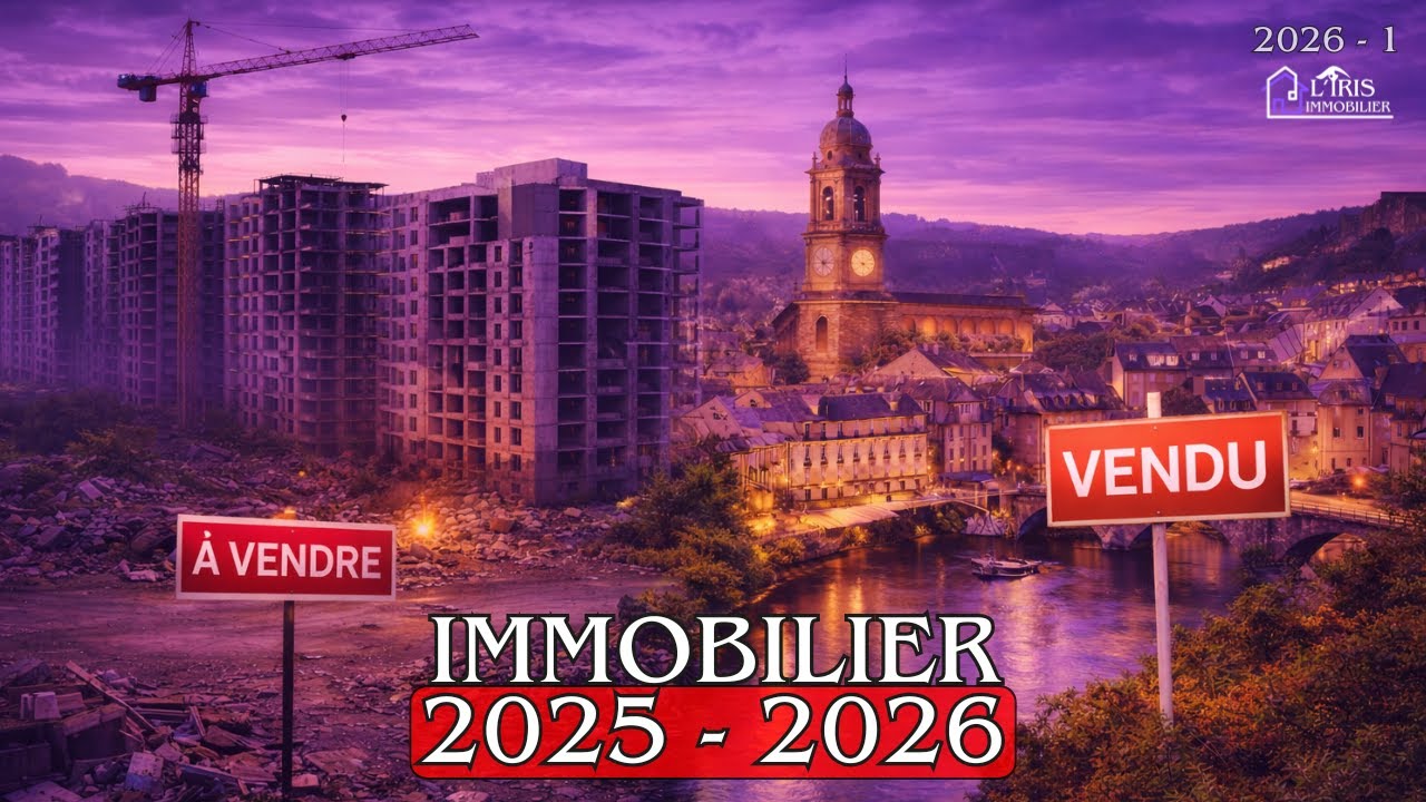 Immobilier 2026 💥 Purge des Agents, Crise du Neuf, Reprise de l'Ancien, faillite LMNP ;  Bilan 2025