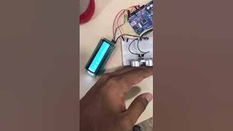 MEDIDOR DE DISTANCIA CON EL SENSOR HC-SR04, ARDUINO Y UNA PANTALLA LCD