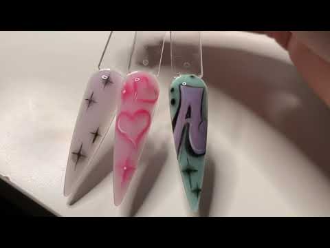 80's Airbrush Themed Nail Art (watch along tutorial) | ESPISNAILS | @krocaine inspired