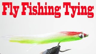 Fly Tying - Bass Fly Epoxy Clouser Minnow By Daniel Pierlet - HD Video # 23