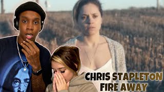 FIRST TIME HEARING Chris Stapleton - Fire Away (Official Music Video) REACTION | SHE CRIED!! 😔😢