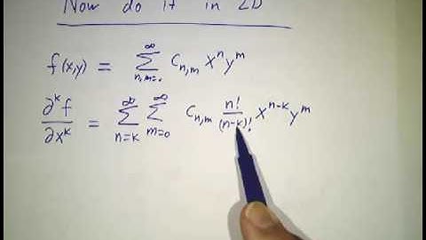 Taylor Series for functions of two variables