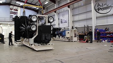 Project Throwback - 2530kVA being prepared for load testing