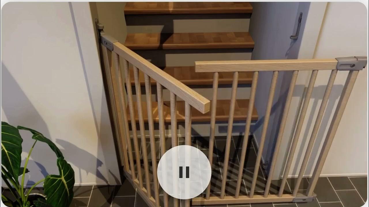 BabyDan Flex Fit Baby Gate installation tutorial YouTube