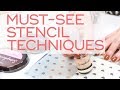 Must-See Stencil Techniques That Are Easier Than You Think | Scrapbook.com Exclusive