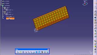 Catia V5 Tutorial 071   Rectangular Pattern