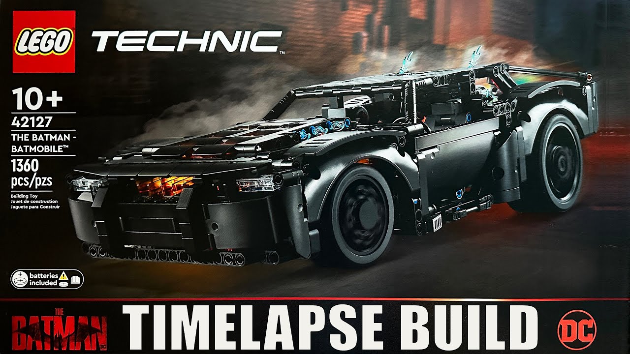 LEGO Technic 42127 The Batman: Batmobile - LEGO Speed Build Review 