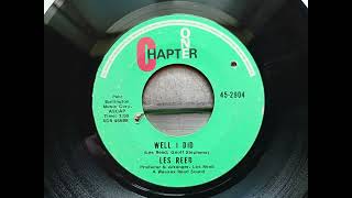 Les Reed - Well I Did (1969 Chapter One 45-2904 b-side) Vinyl rip