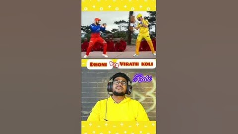 ms Dhoni rocked virat koli shocked 😲 #funny CSK V/S RCB I MILLION VIEWS