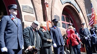 Firefighters killed in Back Bay inferno honored