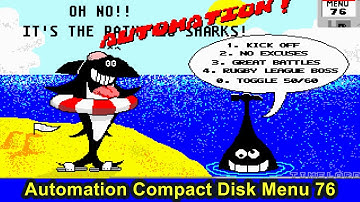 Atari ST E Automation Compact Disk Games Music Menu 76