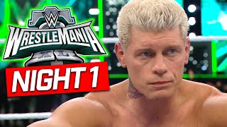 BLOODLINE RULES! WWE Wrestlemania 40 Night 1 Full Show Results & Review