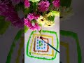 Colour Mixing Rangoli 💫#Satisfying#Fanny#Art #Trending#Shorts#video #Viral#video#drawing#painting🧡🤍💚