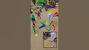Mini hand pump water science project with green blue orange concerte & mixer diy tractor & cow farm