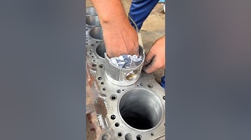 Piston ring gap size testing idea #short #automotive #engine #viralvideo