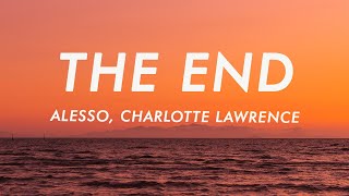 Miniatura de vídeo de "Alesso x Charlotte Lawrence - THE END (Lyrics)"