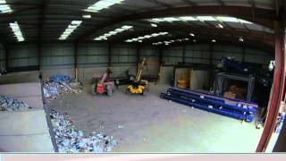 Williams A Williams dry recyclables MRF installation timelapse