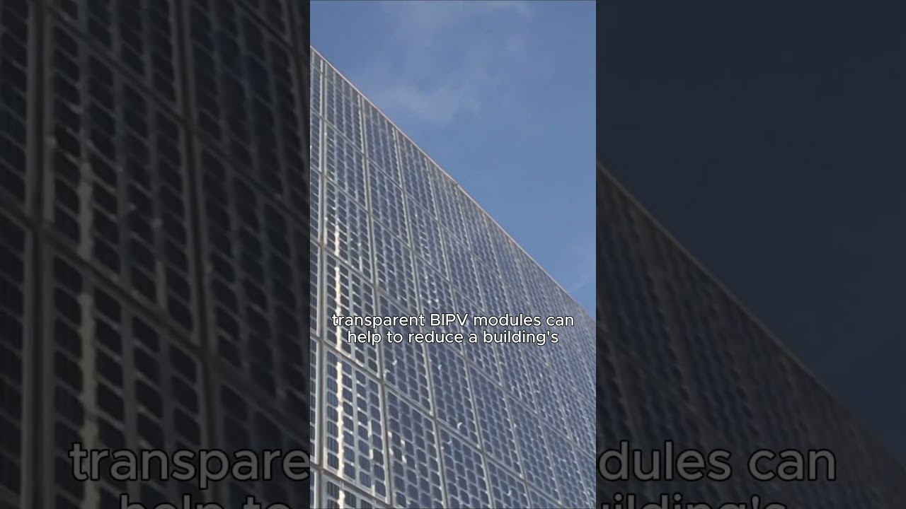 BIPV Improved Energy Efficiency Bipv Solar Photovoltaic Pv Solarglass