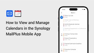 How to View and Manage Calendars in the Synology MailPlus Mobile App | Synology screenshot 4