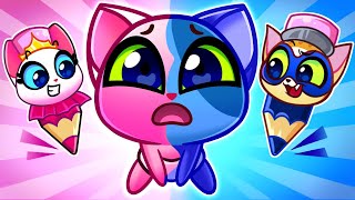 💗 Pink VS Blue Color Battle 💙 Where Is My Favorite Color Song 😻 Purrfect Kids Songs 🎶 by Purrfect Songs and Nursery Rhymes 69,718 views 1 month ago 33 minutes