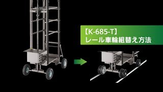 レール車輪組替え方法【K-685-T】 タキゲン