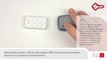 Programe o telecomando JCM® NEO com Silca Air4 V, V Plus, F or L IB