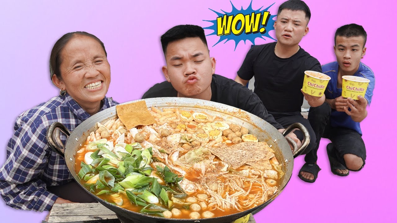 Hưng Troll | Bị Sỉ Nhục Bà Tân Vlog Giúp Trẻ Trâu Làm Nồi Lẩu Tokbokki Hàn Quốc