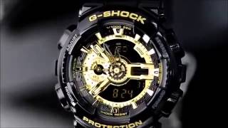 G SHOCK BLACK X GOLD