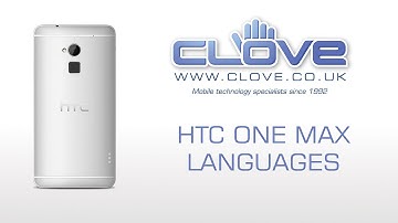 HTC One Max Languages