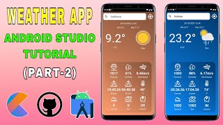 Make a Weather App for Android | Android Studio | Kotlin | Part-2 | Android Projects | Techno Sp screenshot 5