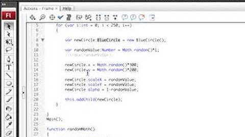Flash CS3 Random Number Generator