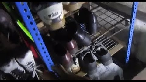 MAKE QUICK CABINETS FROM SLOTTED ANGLE BARS