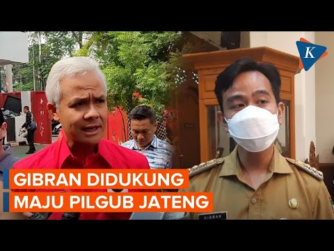 Ganjar Dukung Gibran Maju Pemilihan Gubernur Jateng 2024