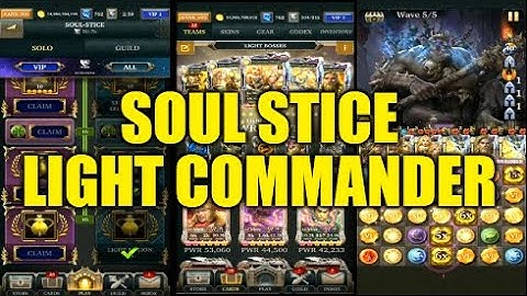 Legendary Game Of Heroes: Soul-Stice Event Gameplay/Team Testing (Light Commander)
