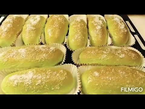 Roti Pandan Isi Kelapa Tanpa Mixer 1 Kali Proofing Hasil Lembut Youtube