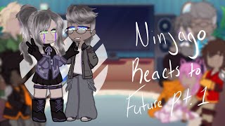 Ninjago reacts to future // Part 1/??? // Zane   Pixal // Pixane 🩵💜 //