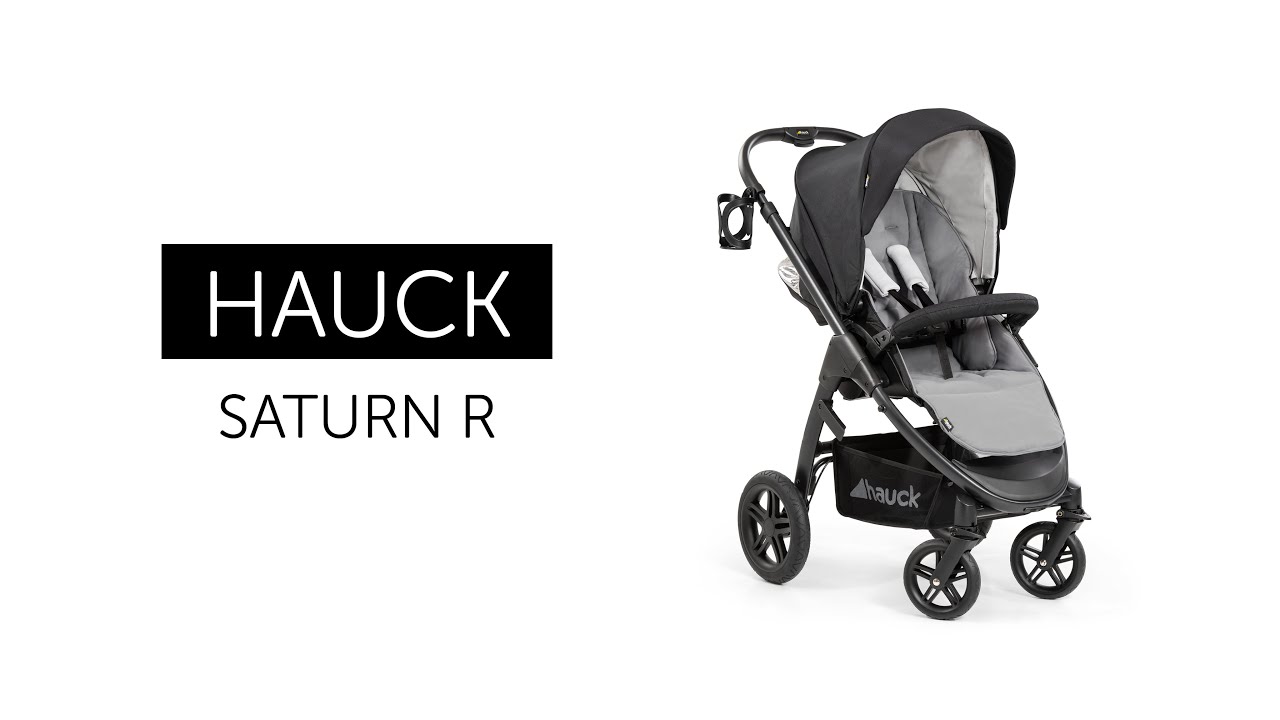 Hauck Saturn R Silla de Paseo Todoterreno, Ruedas Giratorias, hasta 25 kg,  Carrito Bebe, Altura Regulable