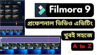 Filmora 9 Complete Video Editing Tutorial Bangla 2023