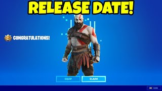 KRATOS RELEASE DATE in Fortnite ITEM SHOP!