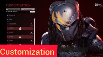 All Customization Options in (Predator Hunting Grounds) PS4