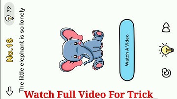 Brain Out Level 67 The little elephant is so lonely