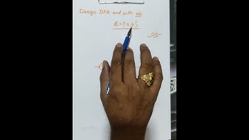 Design DFA end eith ab